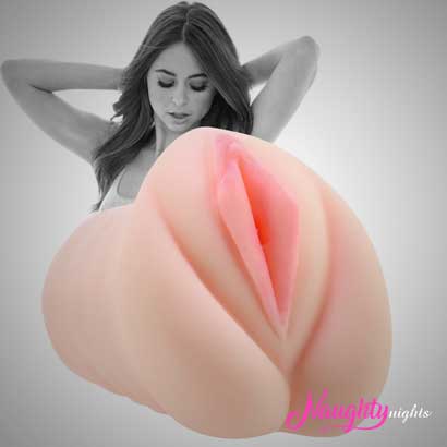 Vagina Shape Open Masturbator Super Soft